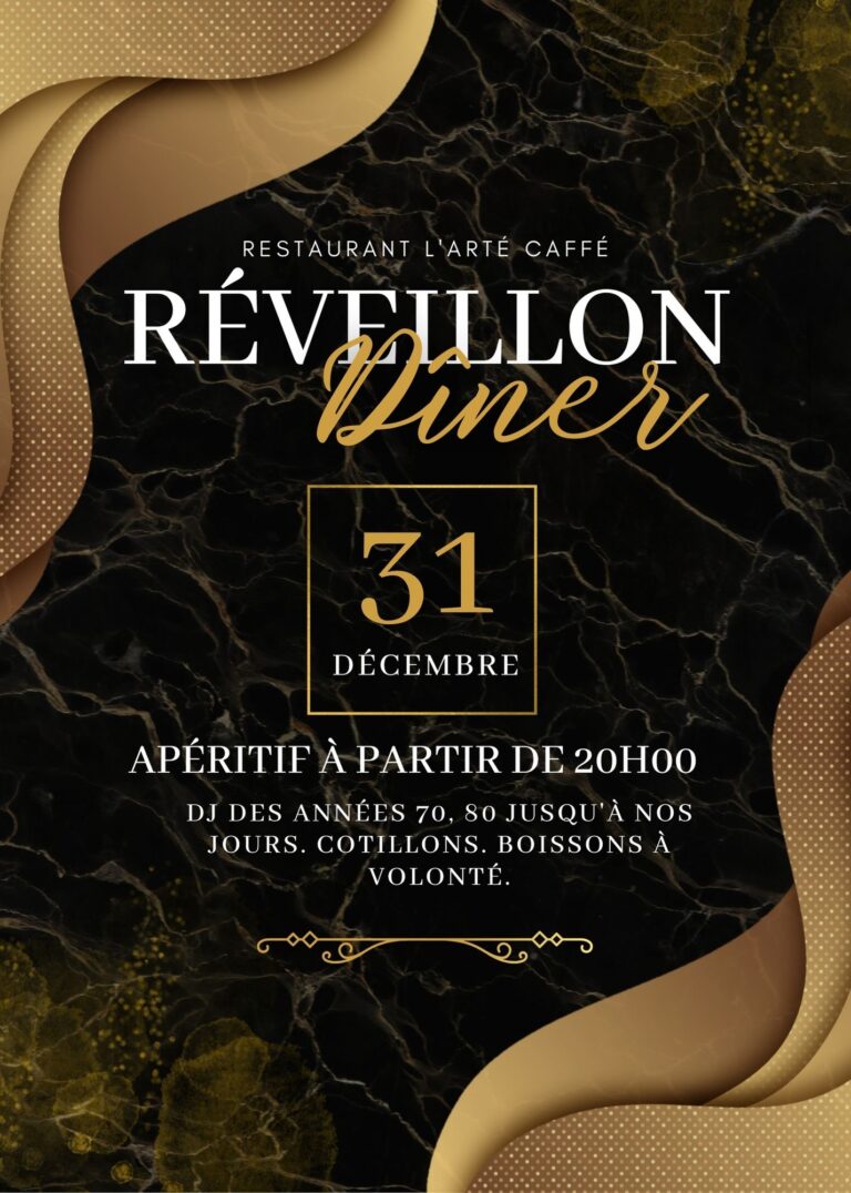 Menu du Réveillon 2023